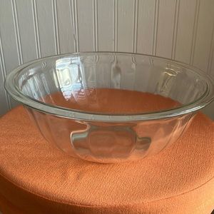 Pyrex Clear Glass Faceted 2.5 Quart Bowl # 325